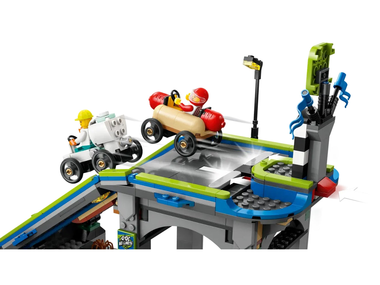 Lego City great vehicles nessun limite: gara sulla pista a rampe 436 pezzi per età 6+ 60460