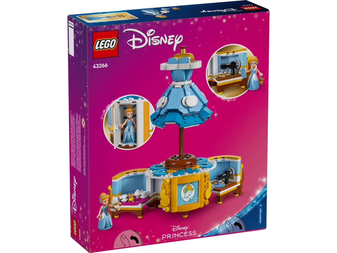 Lego Disney princess abito di cenerentola 43266