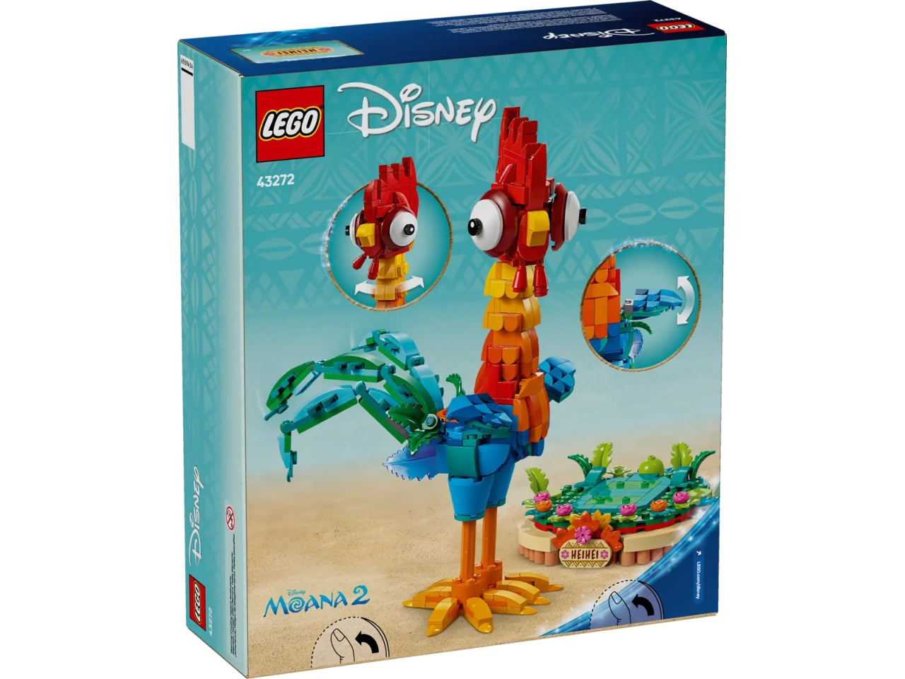 Lego Disney princess personaggio da esposizione di heihei 566 pezzi
per età 9+ 43272