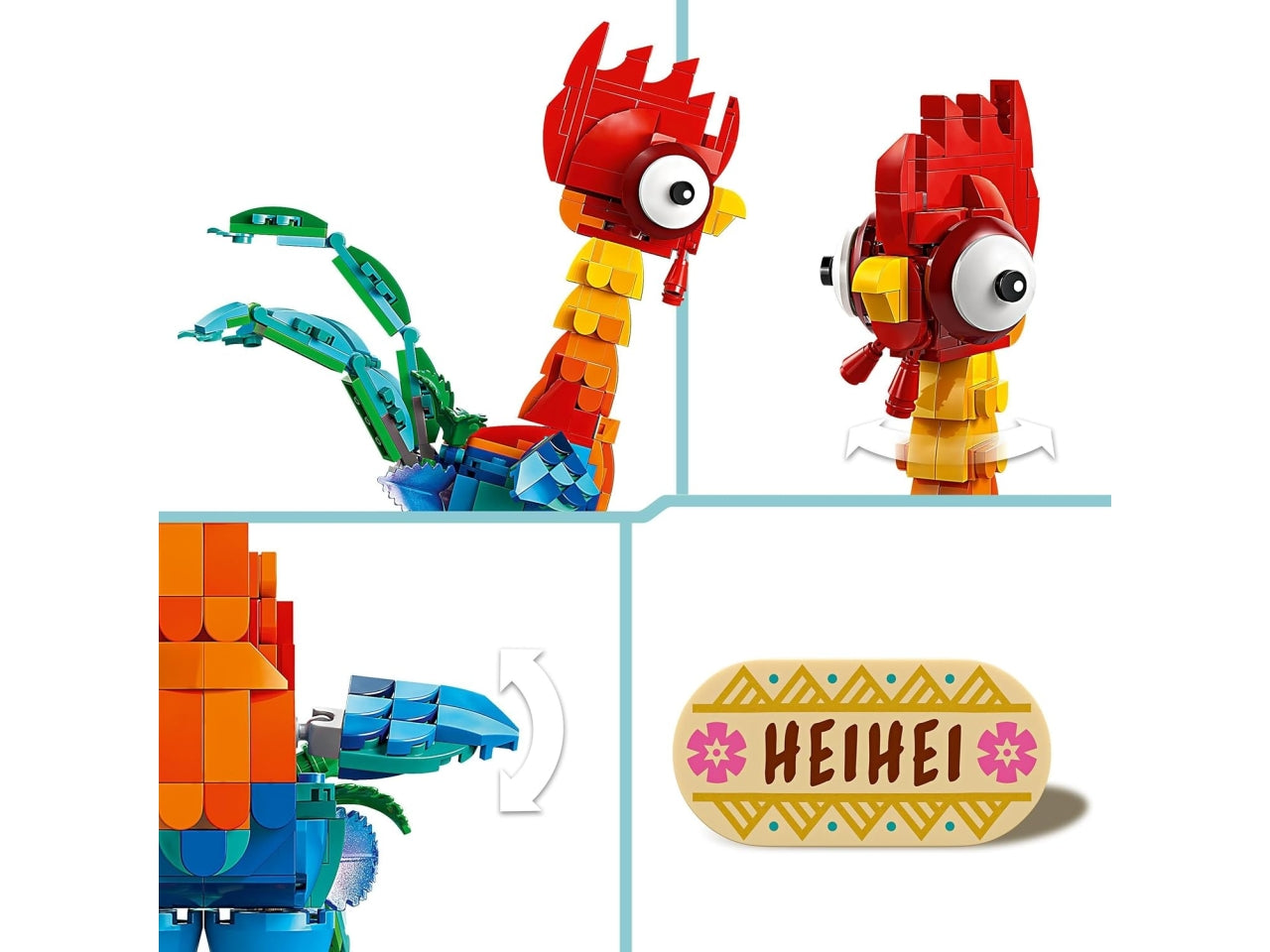 Lego Disney princess personaggio da esposizione di heihei 566 pezzi
per età 9+ 43272