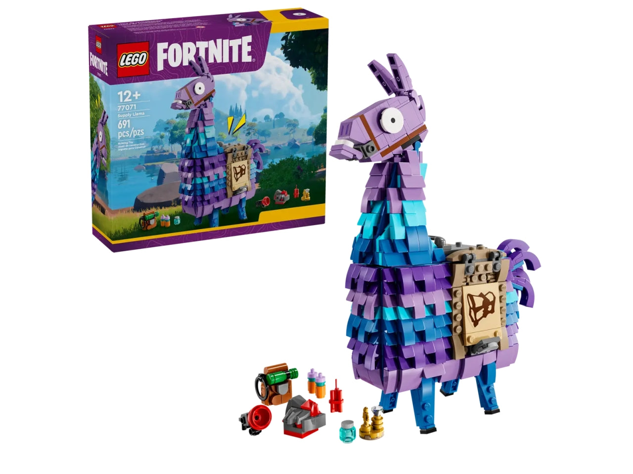 Lego Fortnite lama delle scorte 691 pezzi per età 12+ 77071