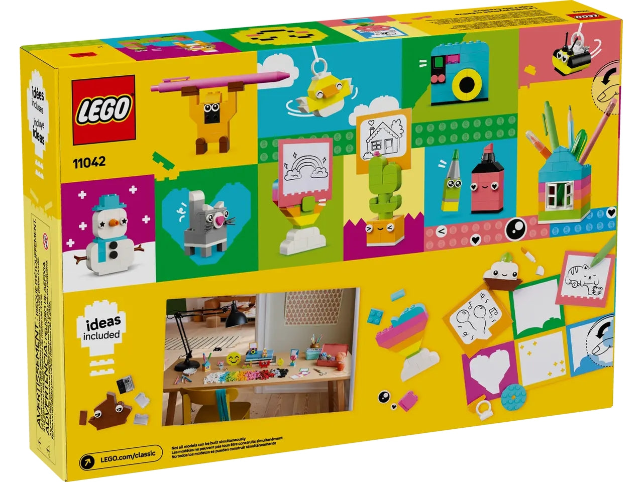 Lego Classic scatola della felicità creativa 680 pezzi per età 5+ 11042