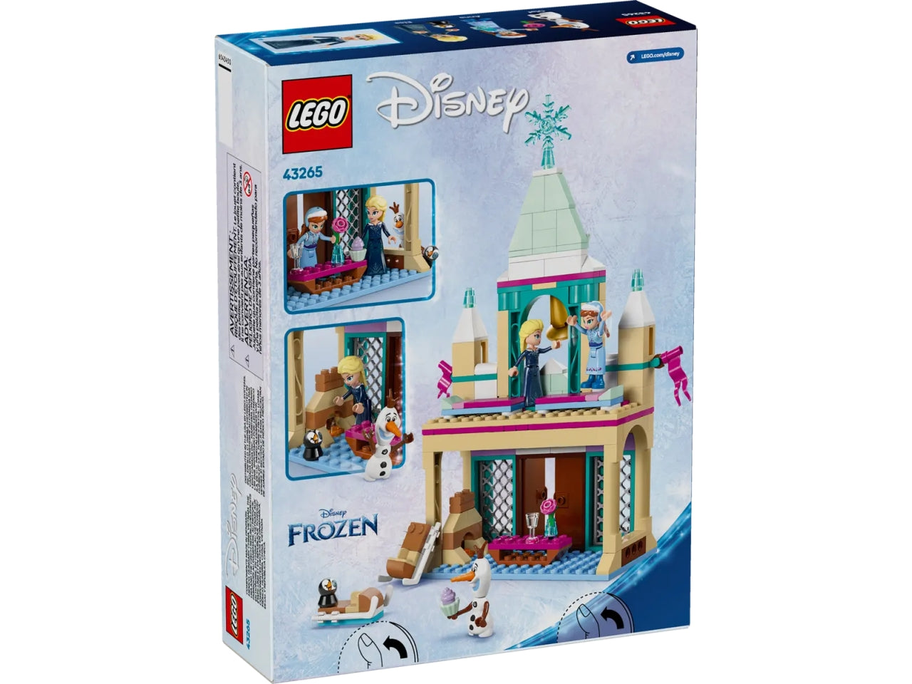 Lego Disney princess castello di ghiaccio di arendelle 177 pezzi per età 5+ 43265