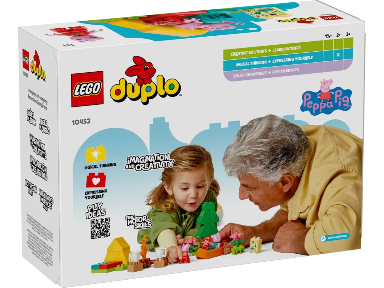 Lego Duplo peppa pig gita in campeggio 10452