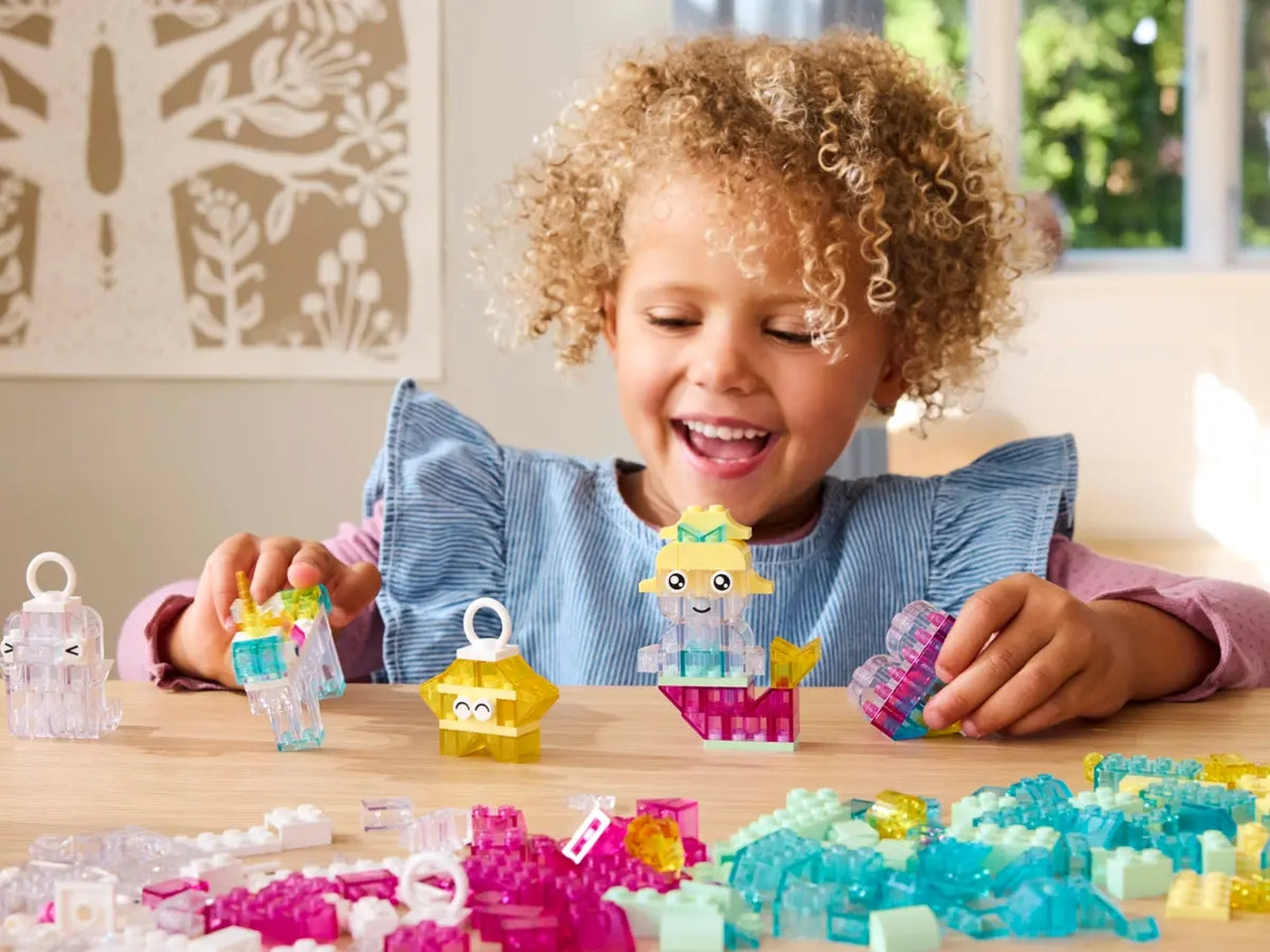 Lego Classic scatola magica trasparente 19 pezzi per età 5+ 11040