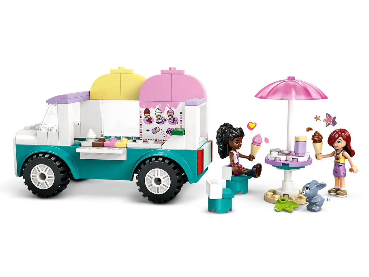 Lego Friends il furgone dei gelati di heartlake city 92 pezzi per età 4+ 42644
