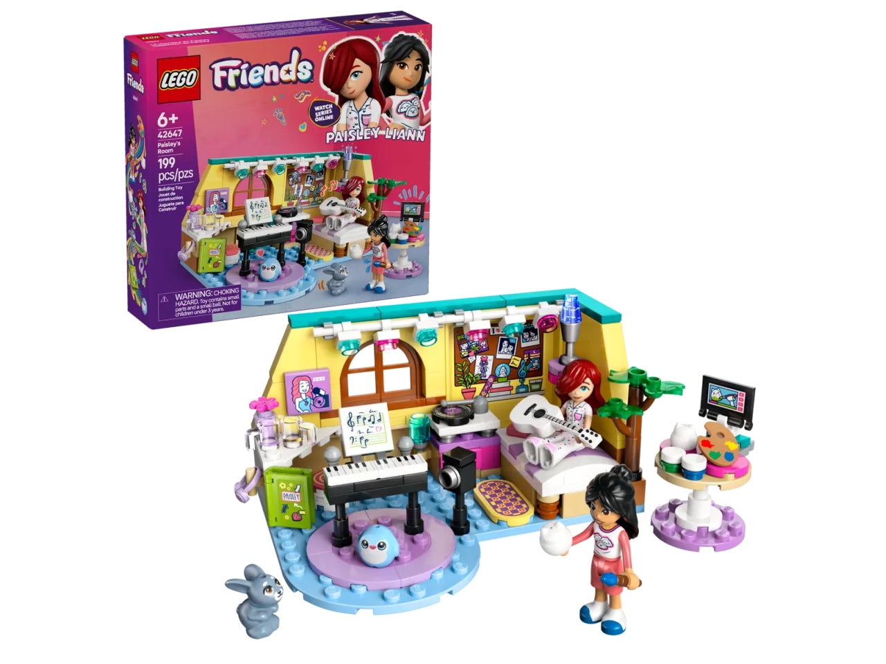 Lego Friends la cameretta di paisley 199 pezzi per età 6+ 42647
