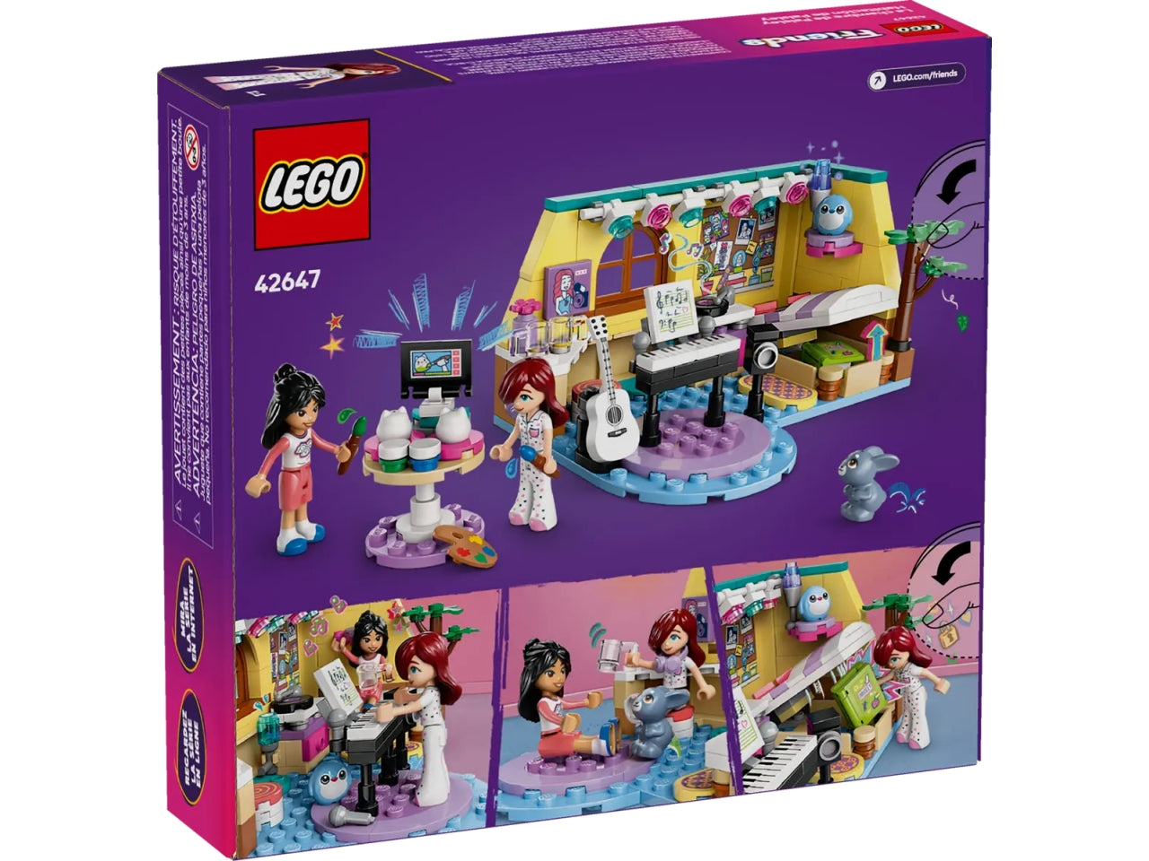 Lego Friends la cameretta di paisley 199 pezzi per età 6+ 42647