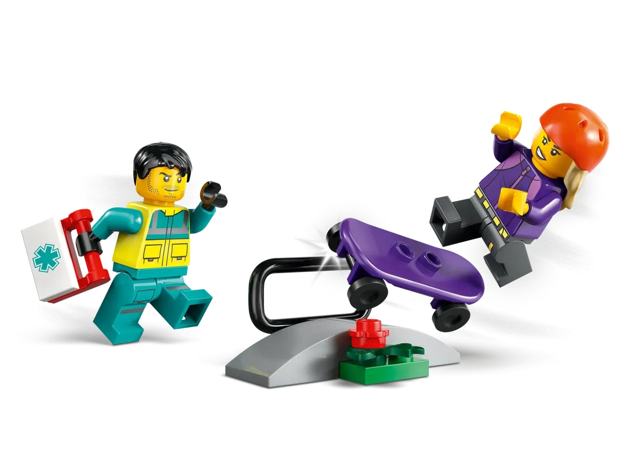 Lego City great vehicles ambulanza di emergenza 184 pezzi per età 5+ 60451