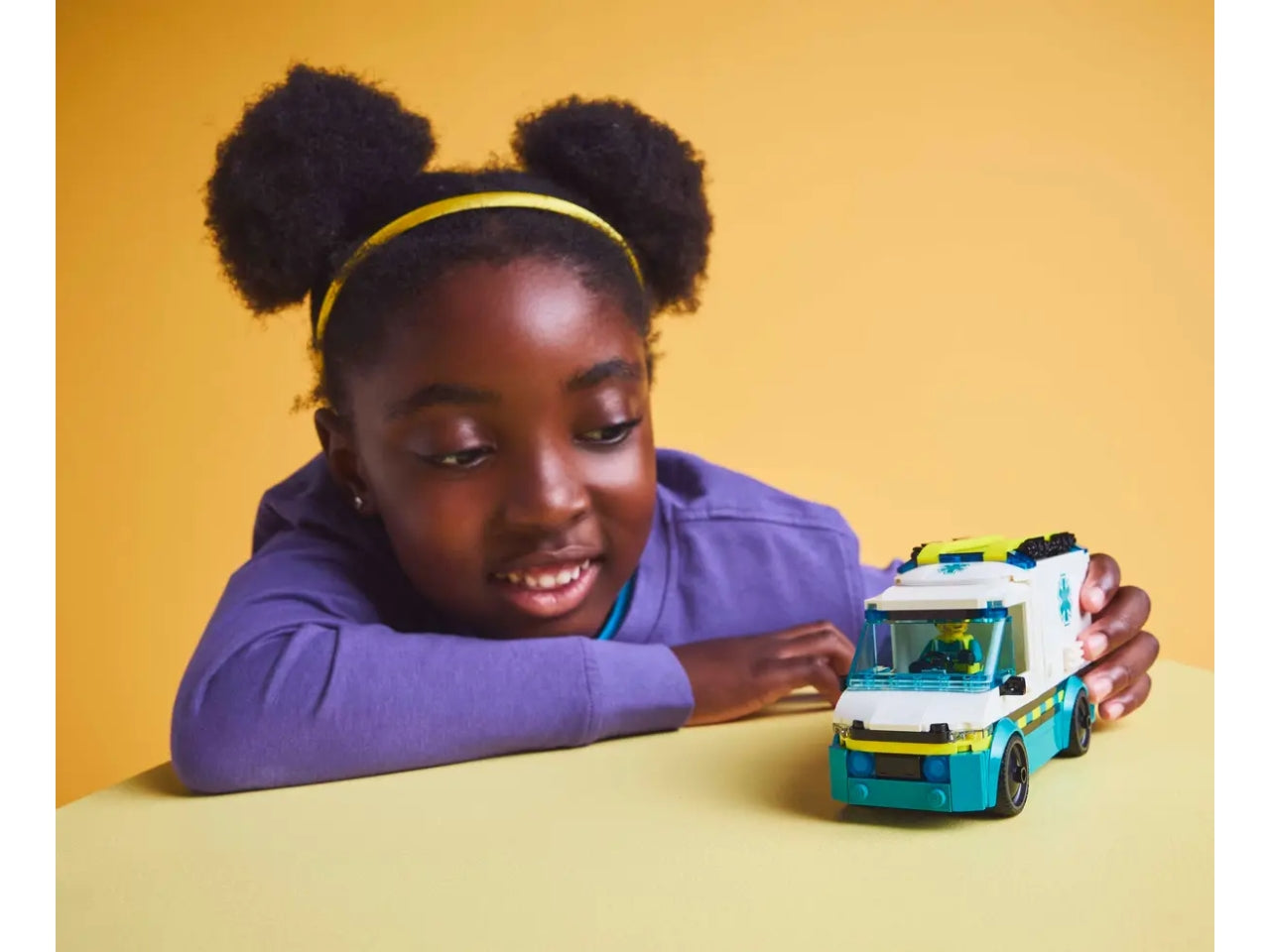 Lego City great vehicles ambulanza di emergenza 184 pezzi per età 5+ 60451