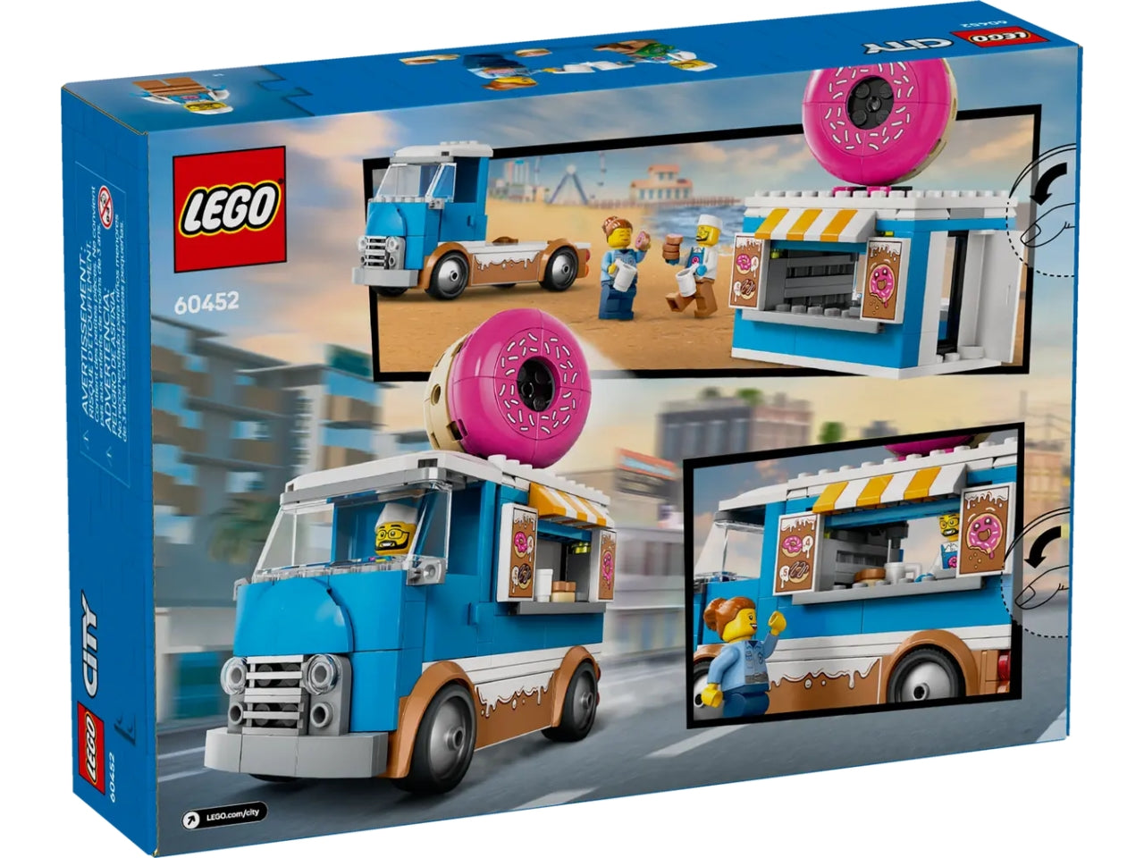 Lego City great vehicles furgone delle ciambelle 196 pezzi per età 5+ 60452