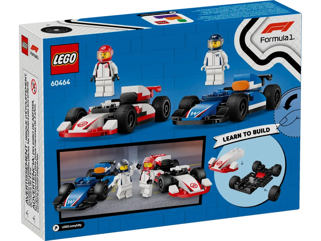 Lego City Formula 1 92 pezzi per età 4+ 60464