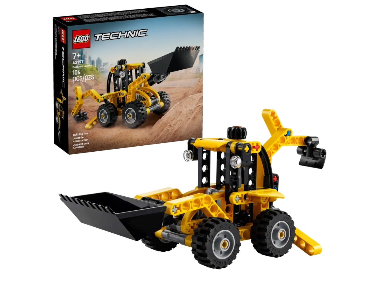 Lego Technic scavatrice a cucchiaia rovescia 104 pezzi per età 7+ 42197