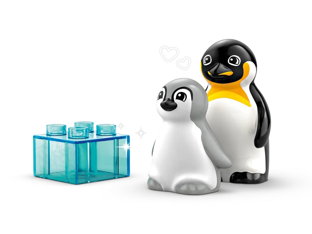 Lego Duplo town famiglie di animali: pinguini e leoni 10 pezzi per età 2+ 10442