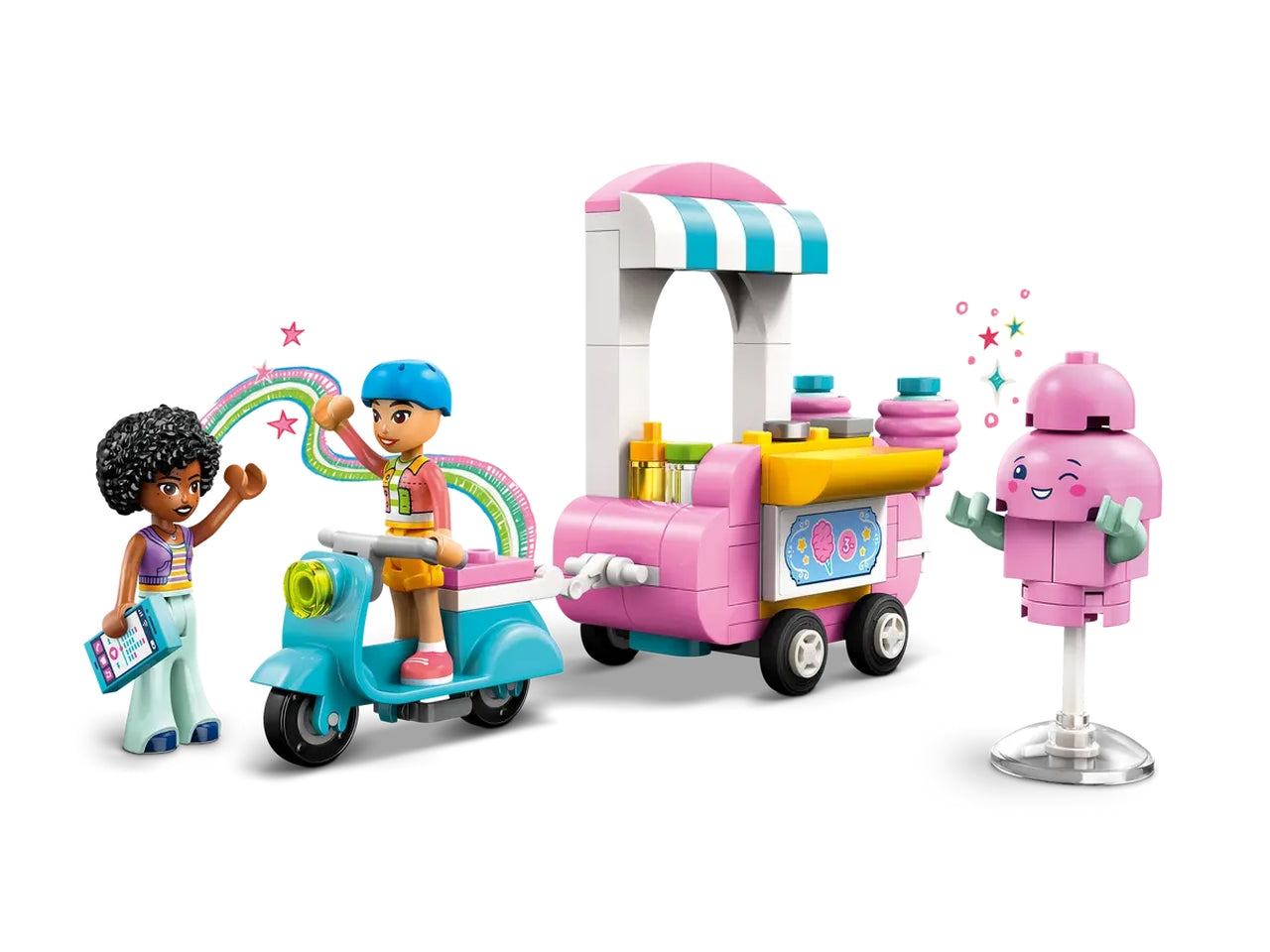 Lego Friends bancarella di zucchero filato e scooter 110 pezzi per età 6+ 42643