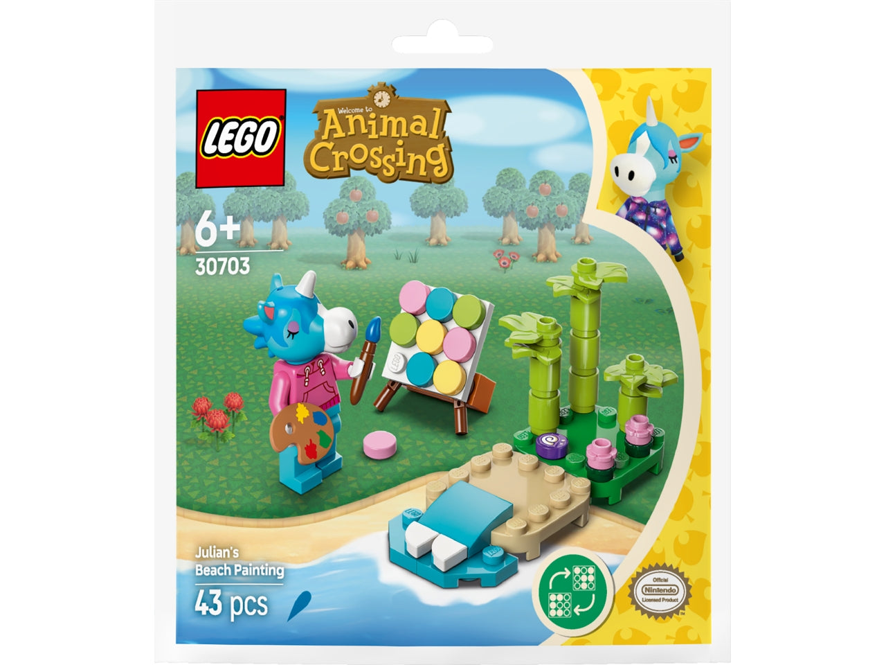 Lego Recruient bags giuliano dipinge sulla spiaggia 30703