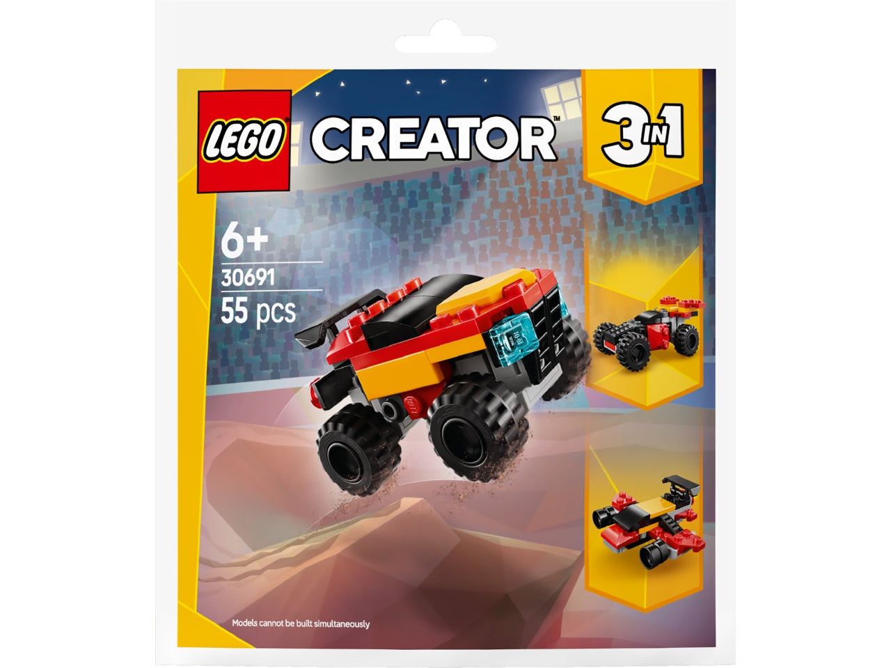 Lego Recruient bags mini-monster truck convertibile 30691