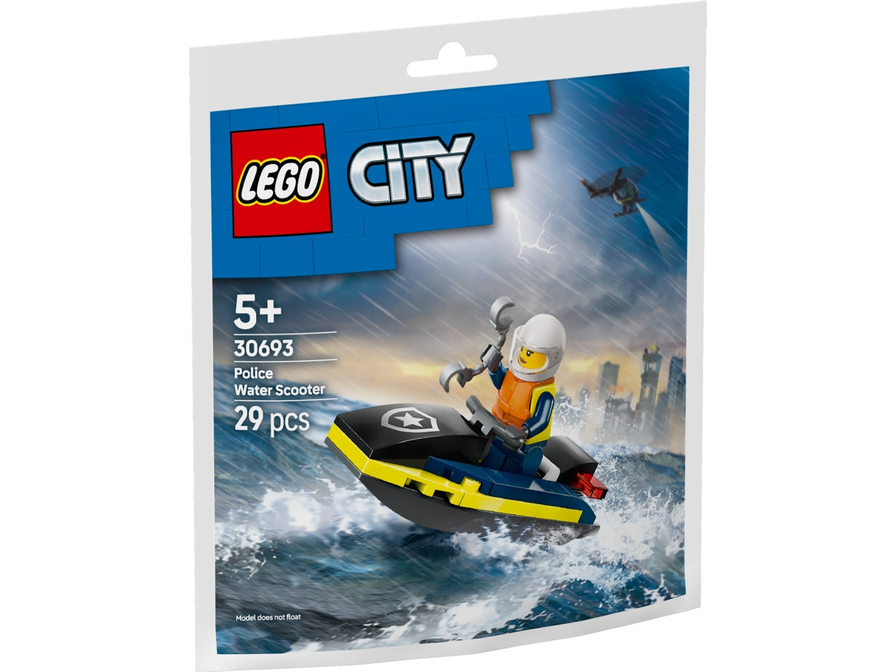 Lego Recruient bags jet ski della polizia 30693
