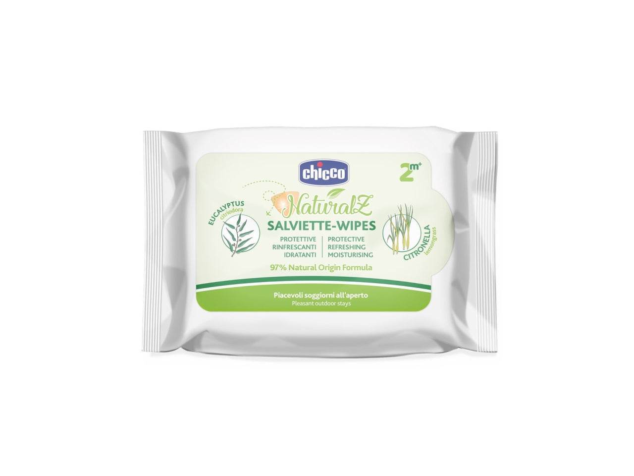 Salviette citronella naturalz la confezione contiene 20 salviette
