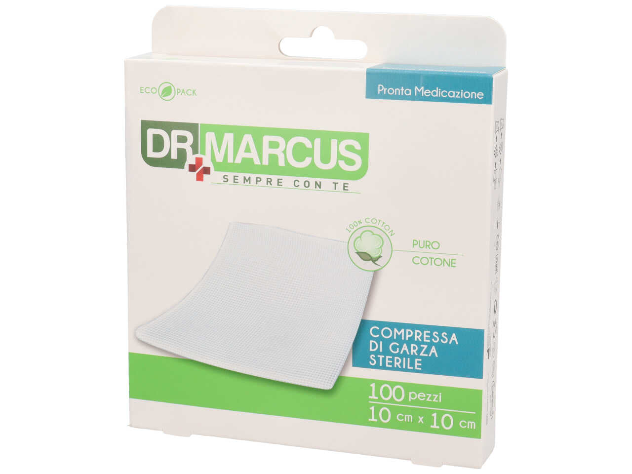 25 garze sterili 10x10cm