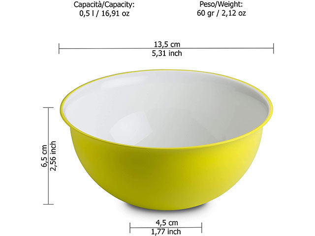 Ciotola bicolore 0,5lt s2000 va