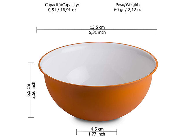Ciotola bicolore 0,5lt. s2000 ar