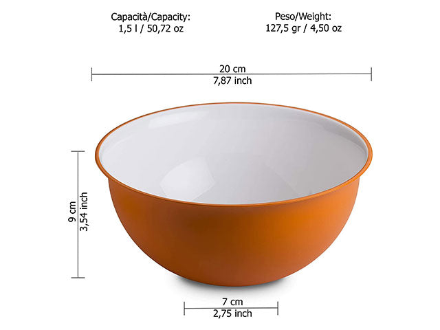 Ciotola bicolore 1,5lt s2005 ar