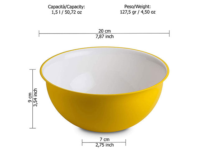 Ciotola bicolore 1,5lt s2005 gl