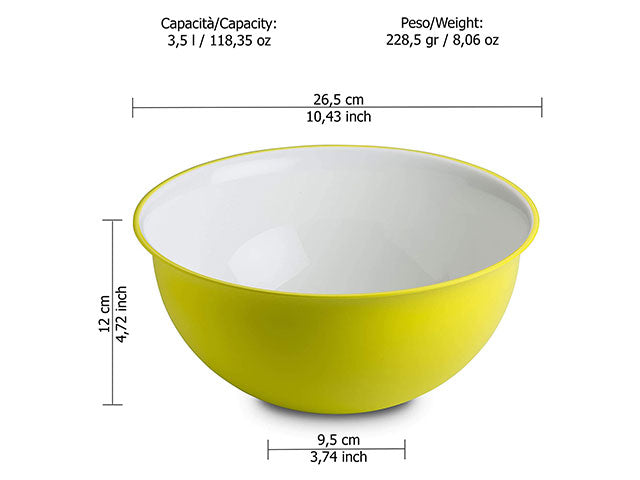 Ciotola bicolore 3,5lt s2010 va