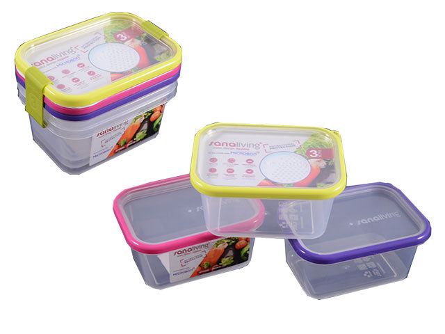 Contenitore 15x11x7,5cm 3 pezzi s2312ca