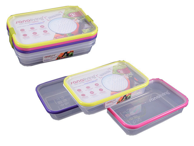 Contenitore 24x16,5x5cm 3 pezzi