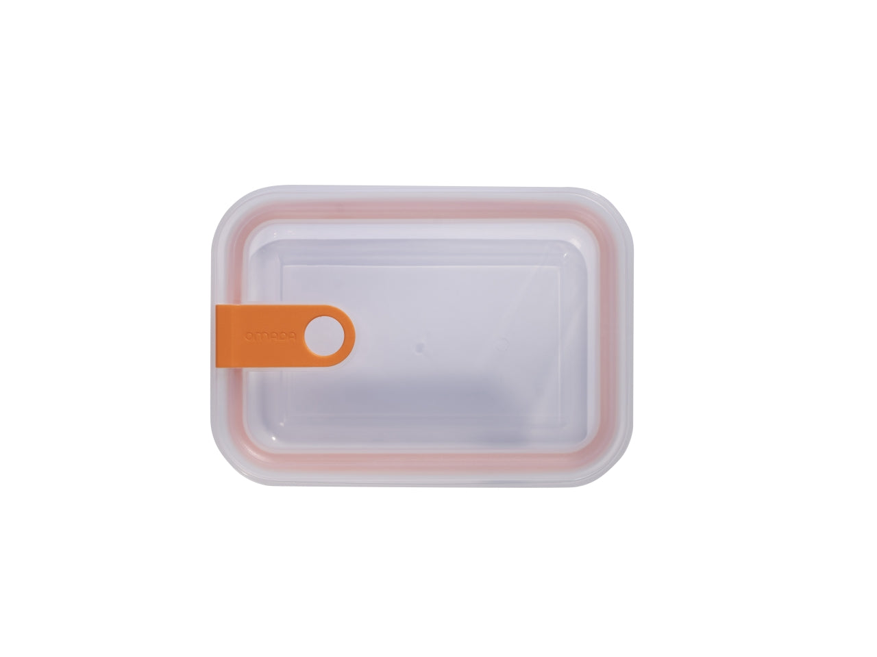 Contenitore rettangolare 1,1l 15x21xh.7,5cm colore arancio