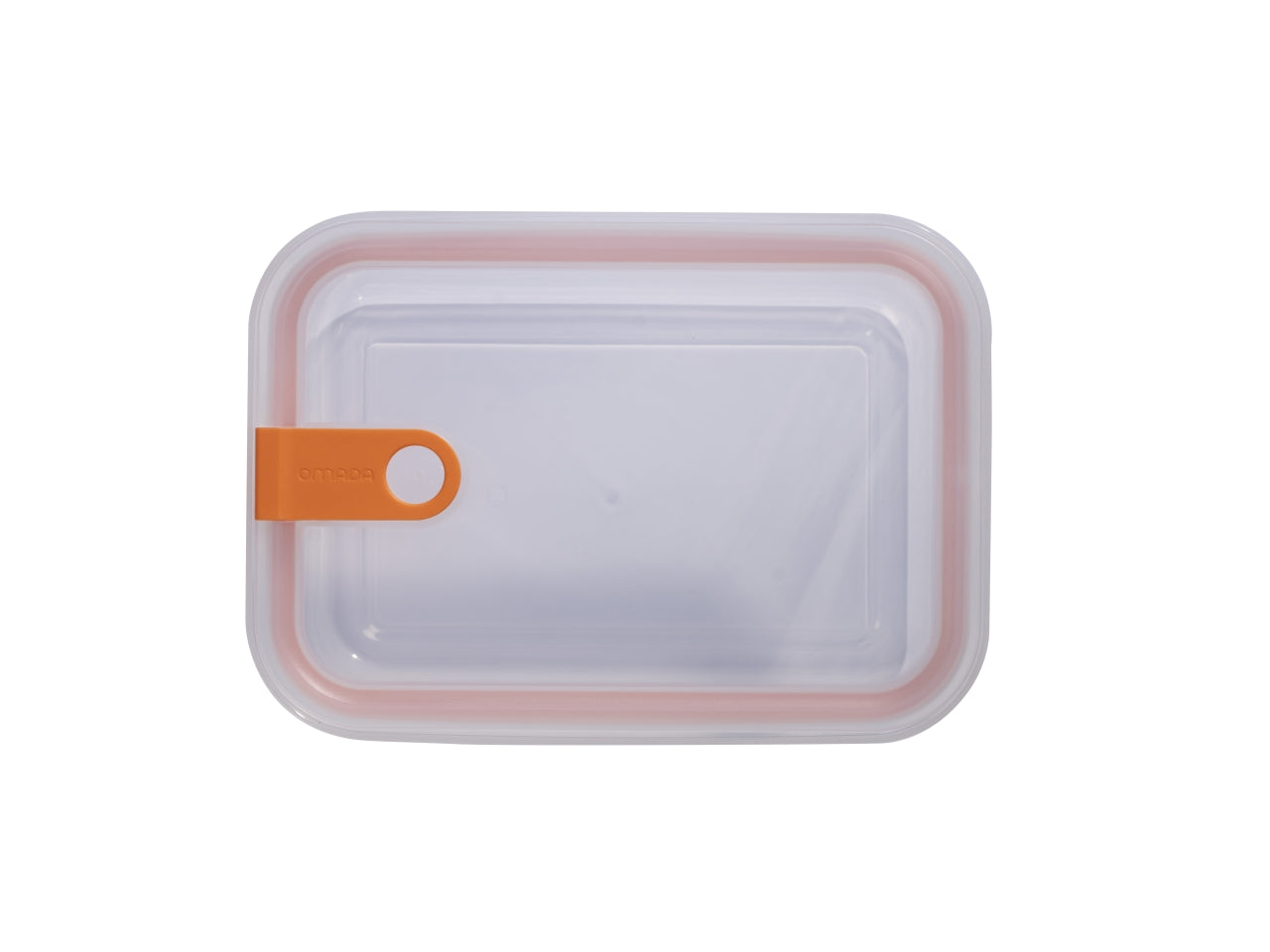 Contenitore rettangolare 2,3l 17,5x25xh.9,5cm colore arancio