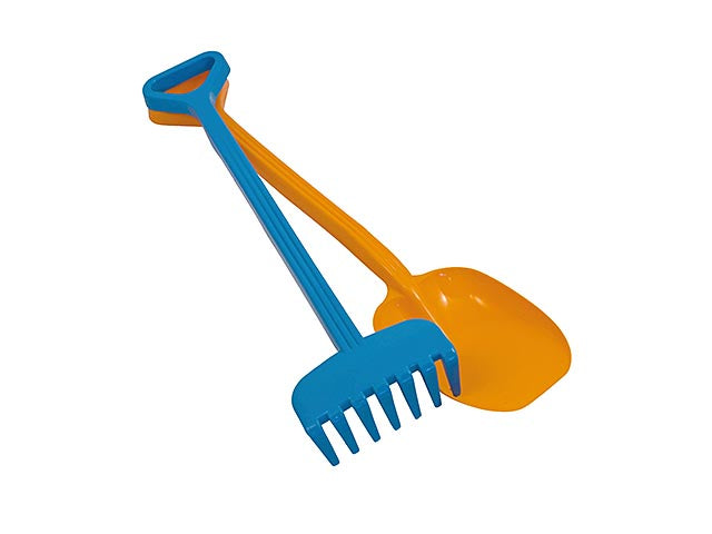 Set giochi da spiaggia rastrello e paletta 55,5cm