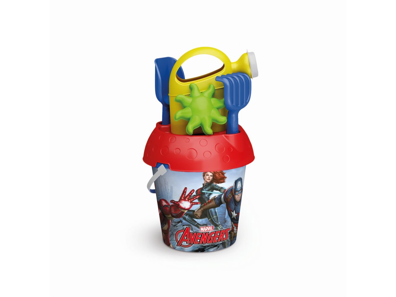 Avengers secchiello diametro 18cm con innaffiatoio