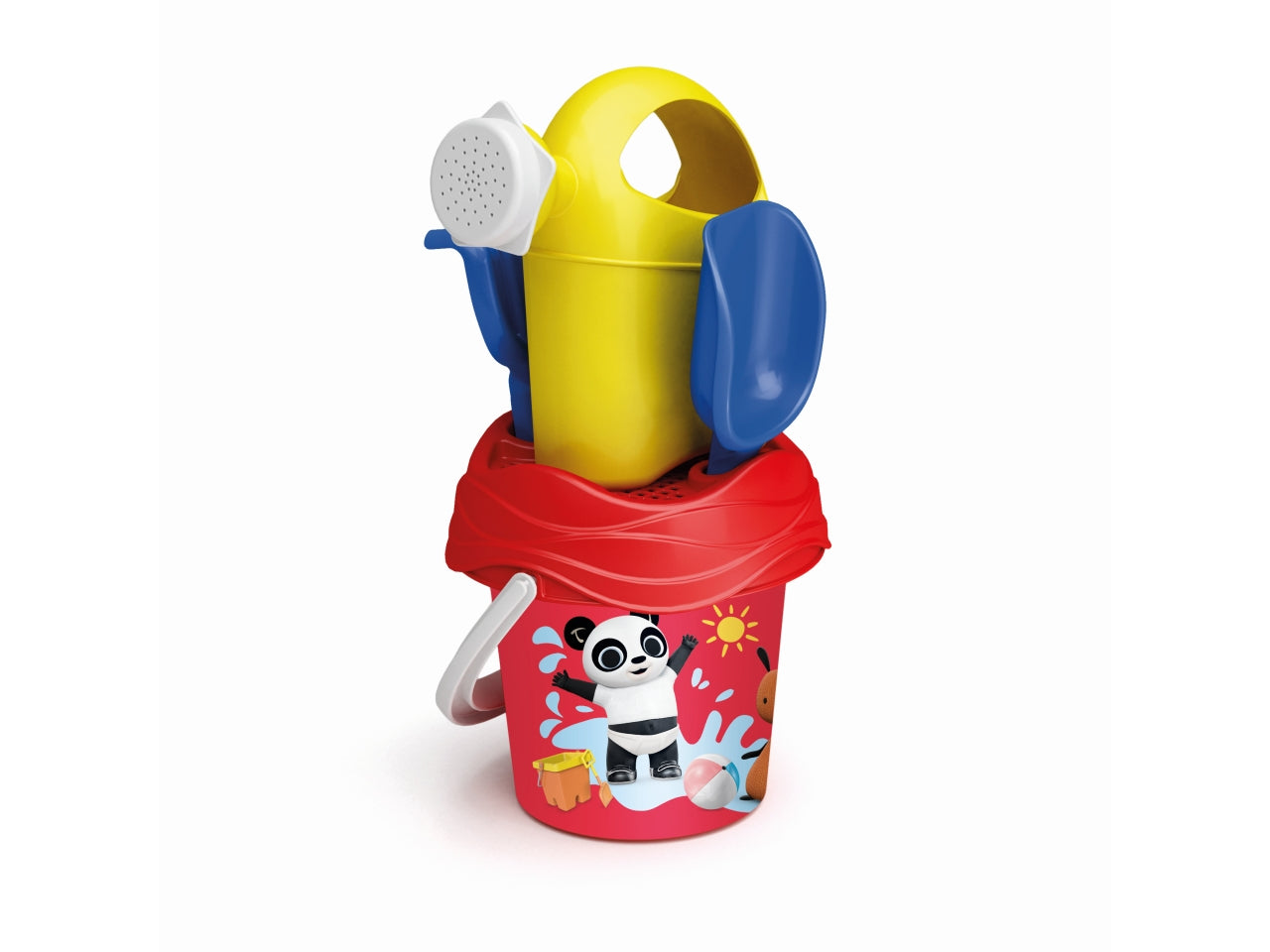 Set Secchiello Bing + Inaffiatoio in plastica multicolor - d.secchiello 13 cm - Adriatic