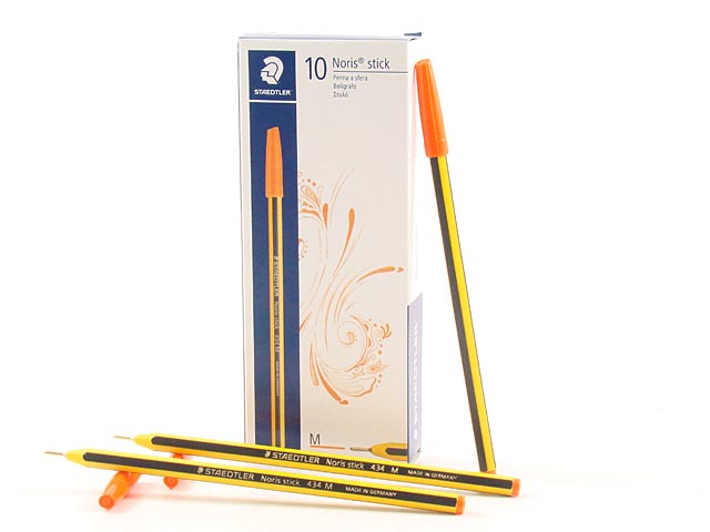 Penna a sfera Staedtler grande autonomia arancio 1,0 mm