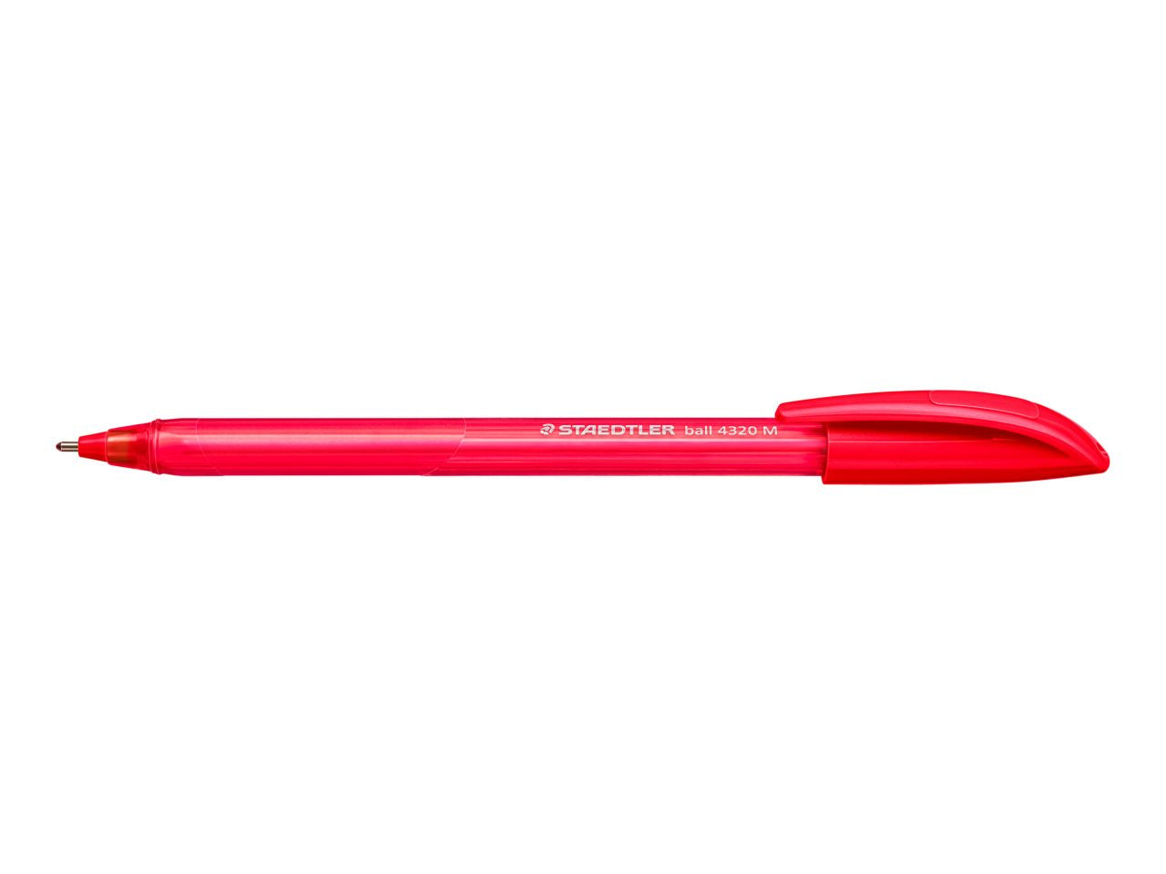 Penna a sfera ballpoint rossa m , la confezione comprende 10 pezzi