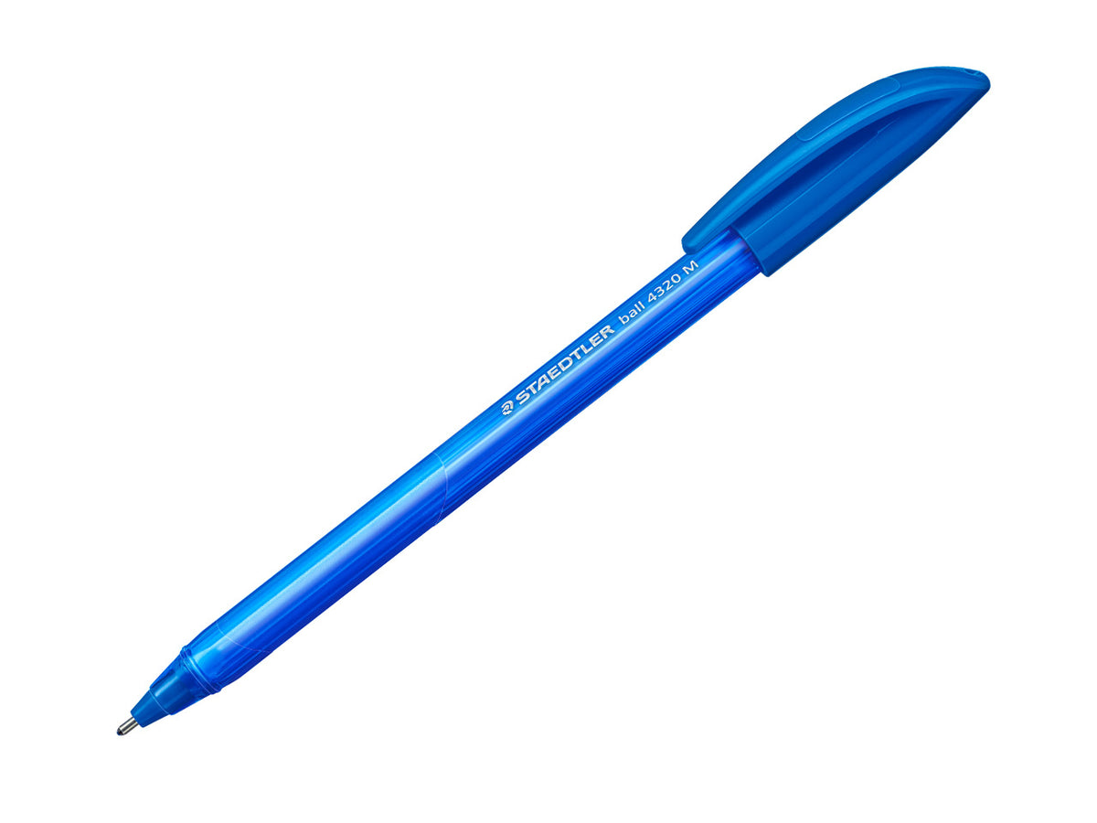 Penna a sfera ballpoint blu m , la confezione comprende 10 pezzi