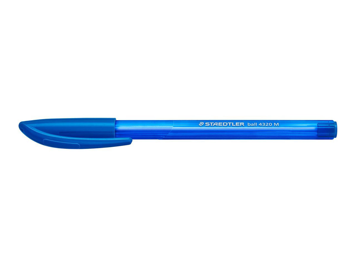 Penna a sfera ballpoint blu m , la confezione comprende 10 pezzi