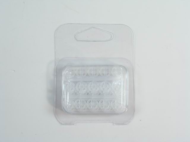 Aut.plastica trasp.n.3 10mm.25 cop.1468