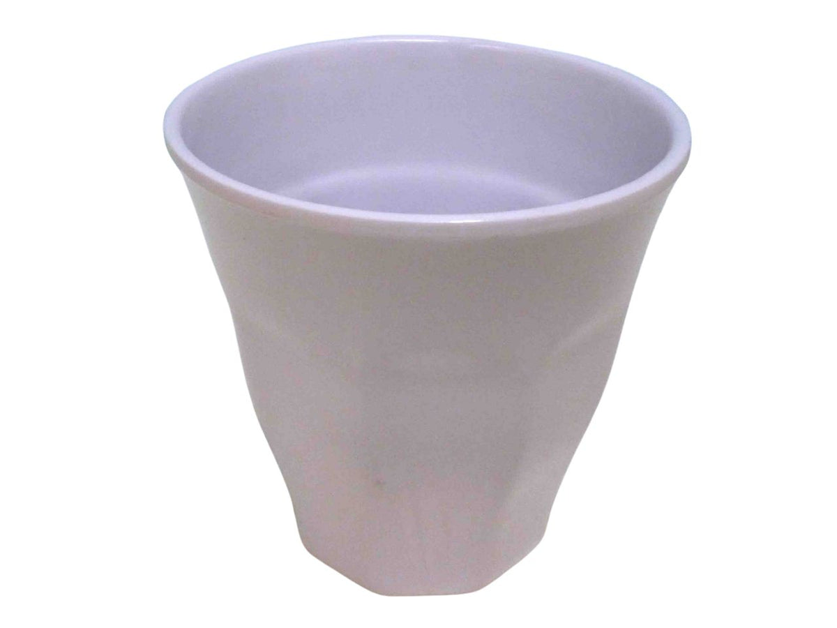 Bicchiere di melamina bianca