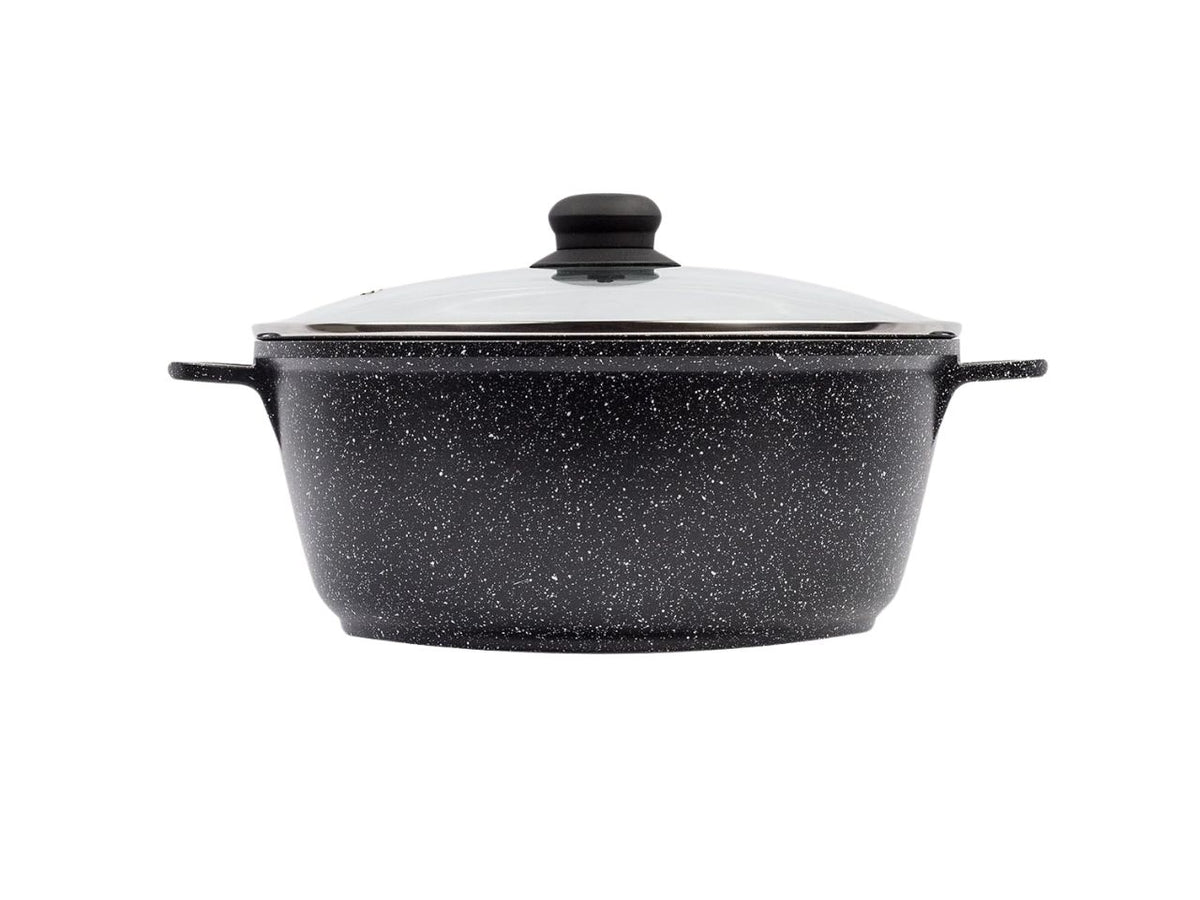 Vulcania casseruola 36cm con coperchio in vetro