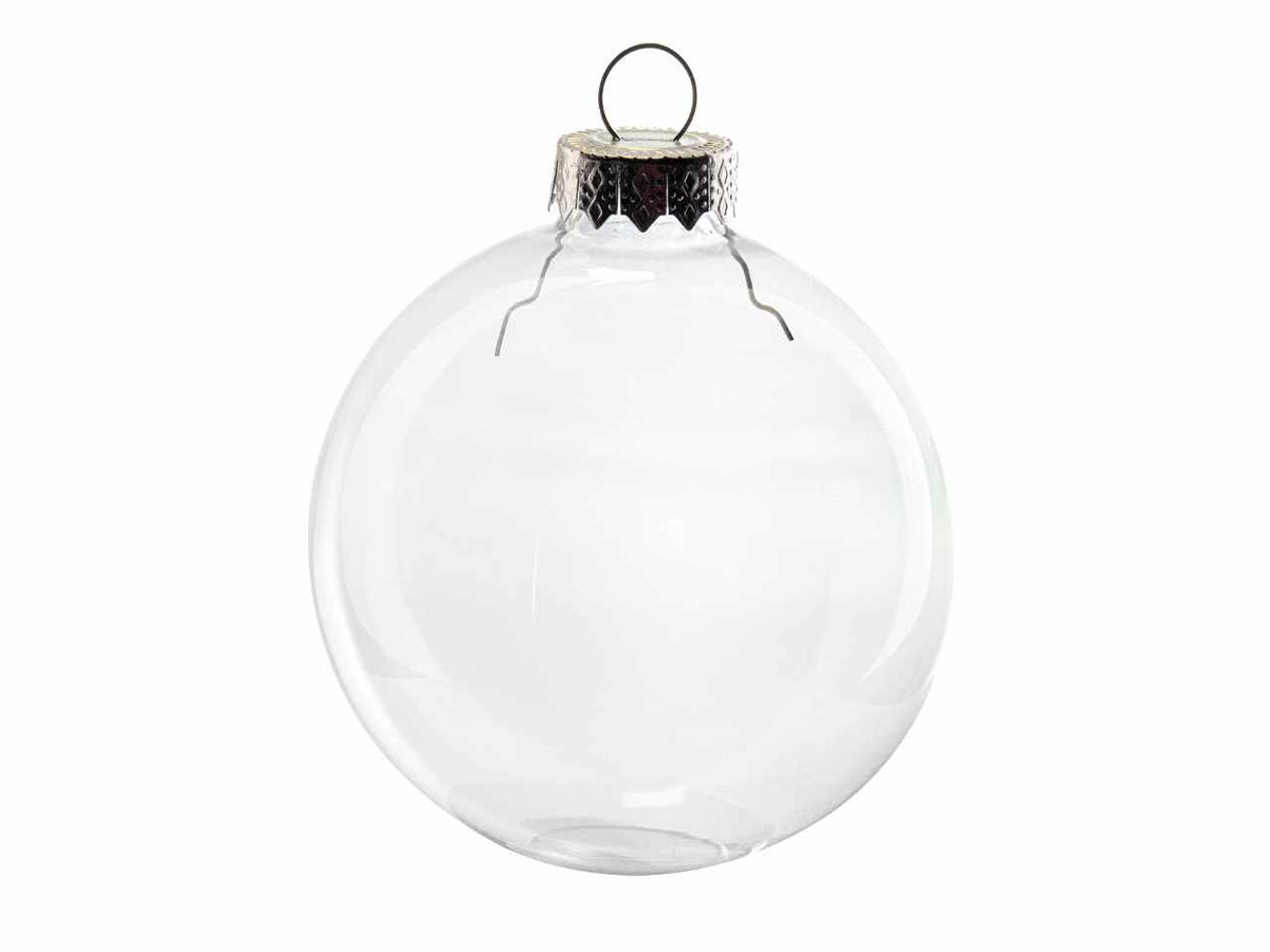 Sfera vetro 15cm trasparente