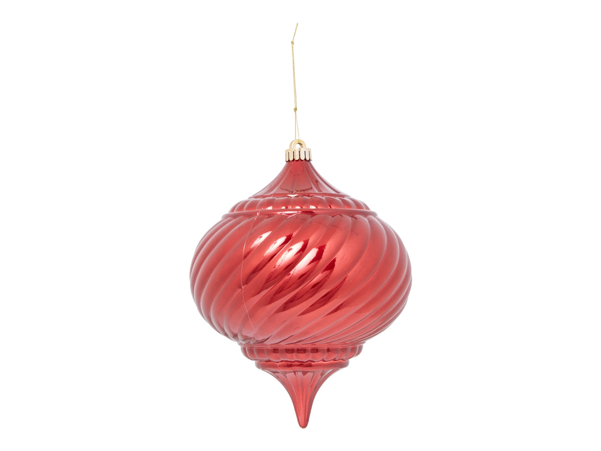 Palla goccia in plastica 20cm rosso