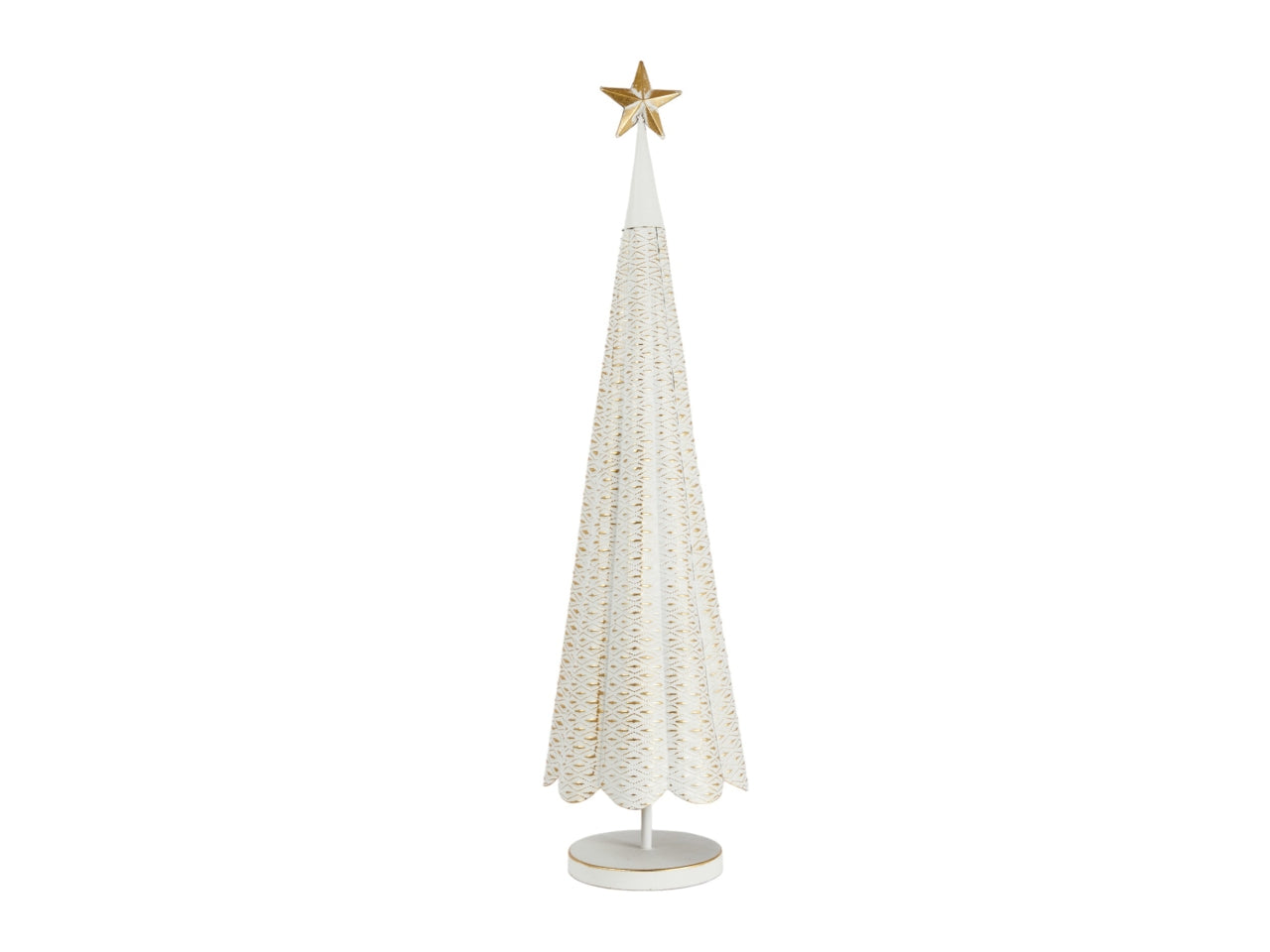 Albero decorativo in metallo 20x20x79cm