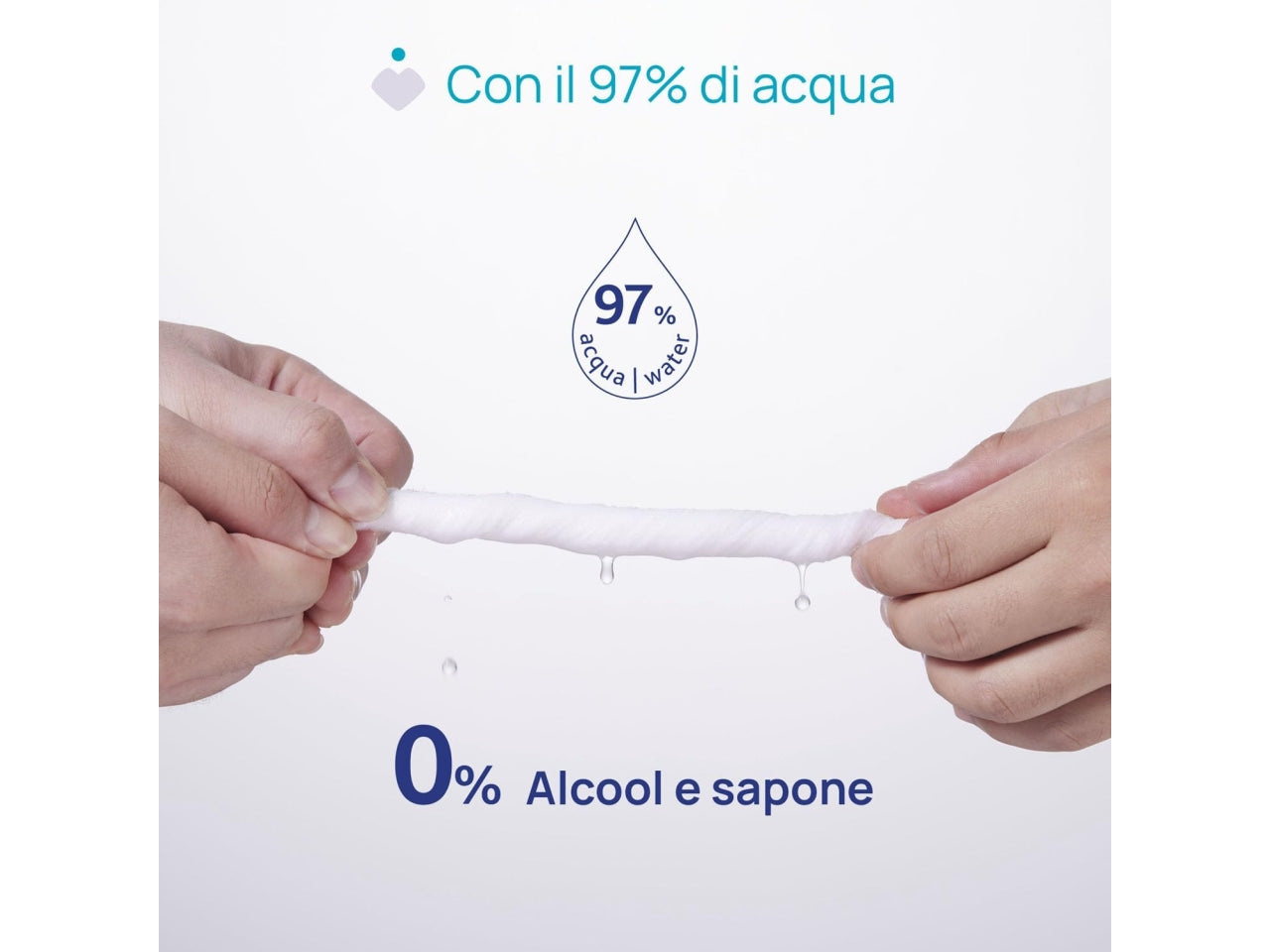 Nuove salviette con plaquette - confezione da 72 salviette, Adatto per 0+ mesi | Chicco