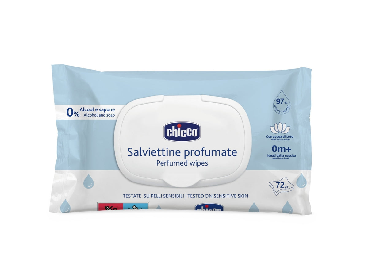 Nuove salviette con plaquette - confezione da 72 salviette, Adatto per 0+ mesi | Chicco$