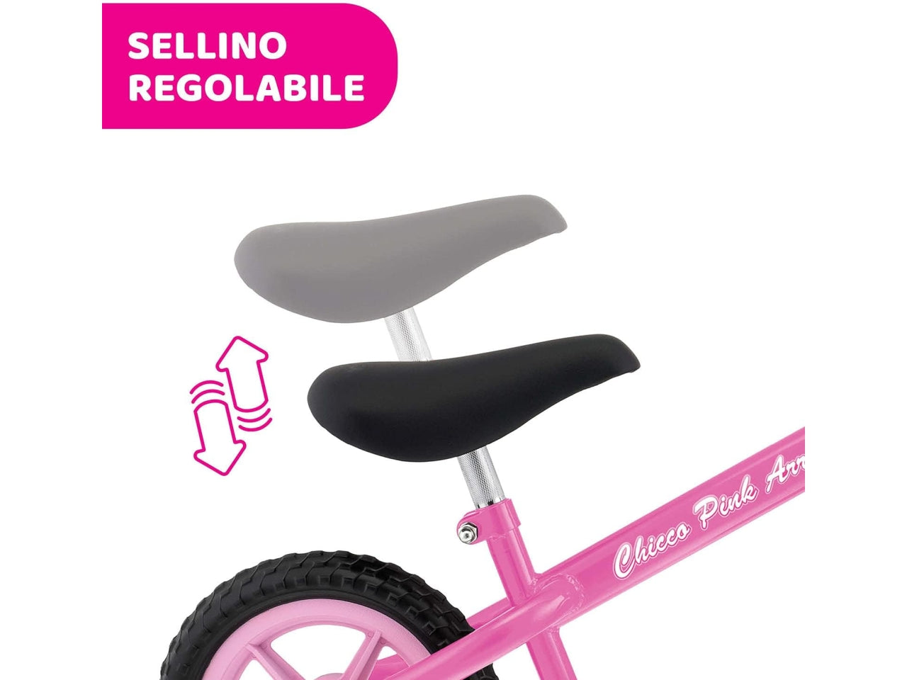 Chicco Prima Bicicletta Pink Arrow