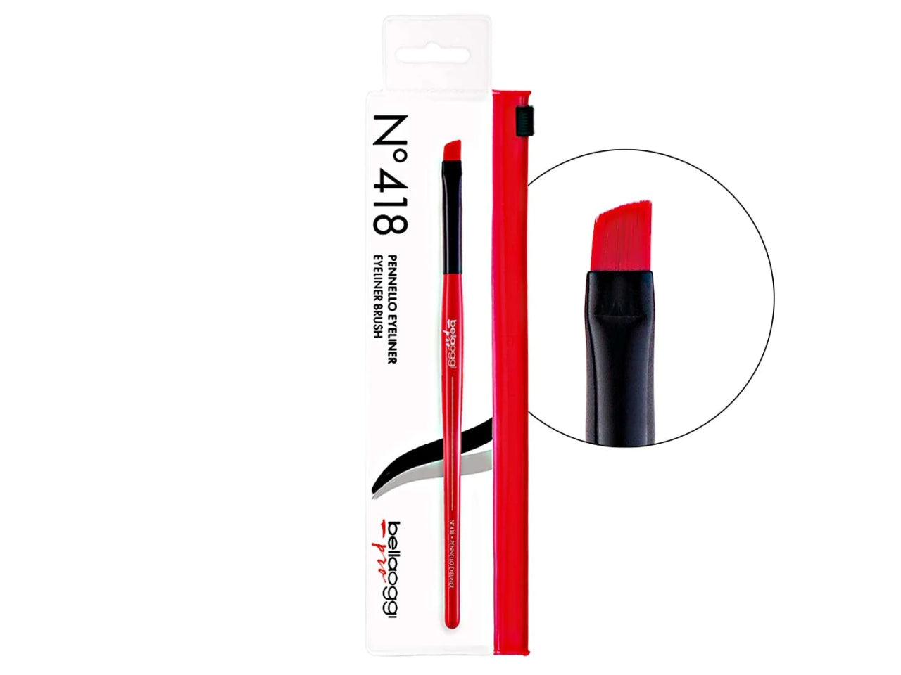 Pennello eyeliner ultrasottile con taglio obliquo - Bellaoggi